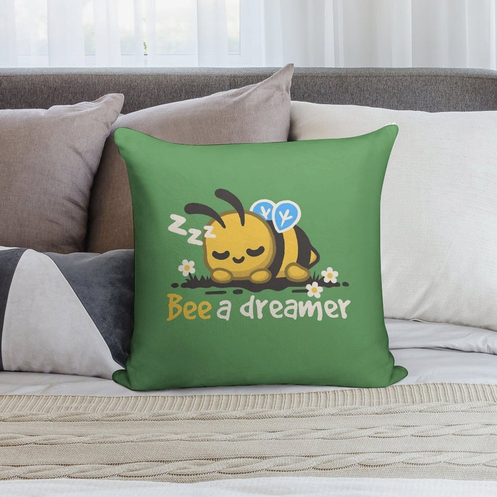 Bee A Dreamer Soft High-Density Material Throw Pillow