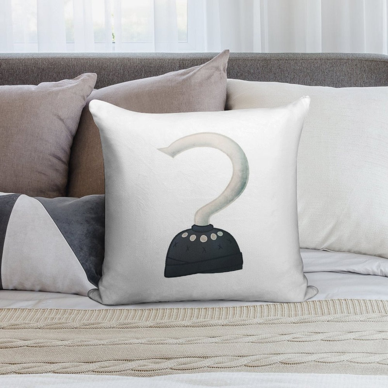 Killian's Hook Soft Shrink-Resistant Throw Pillow