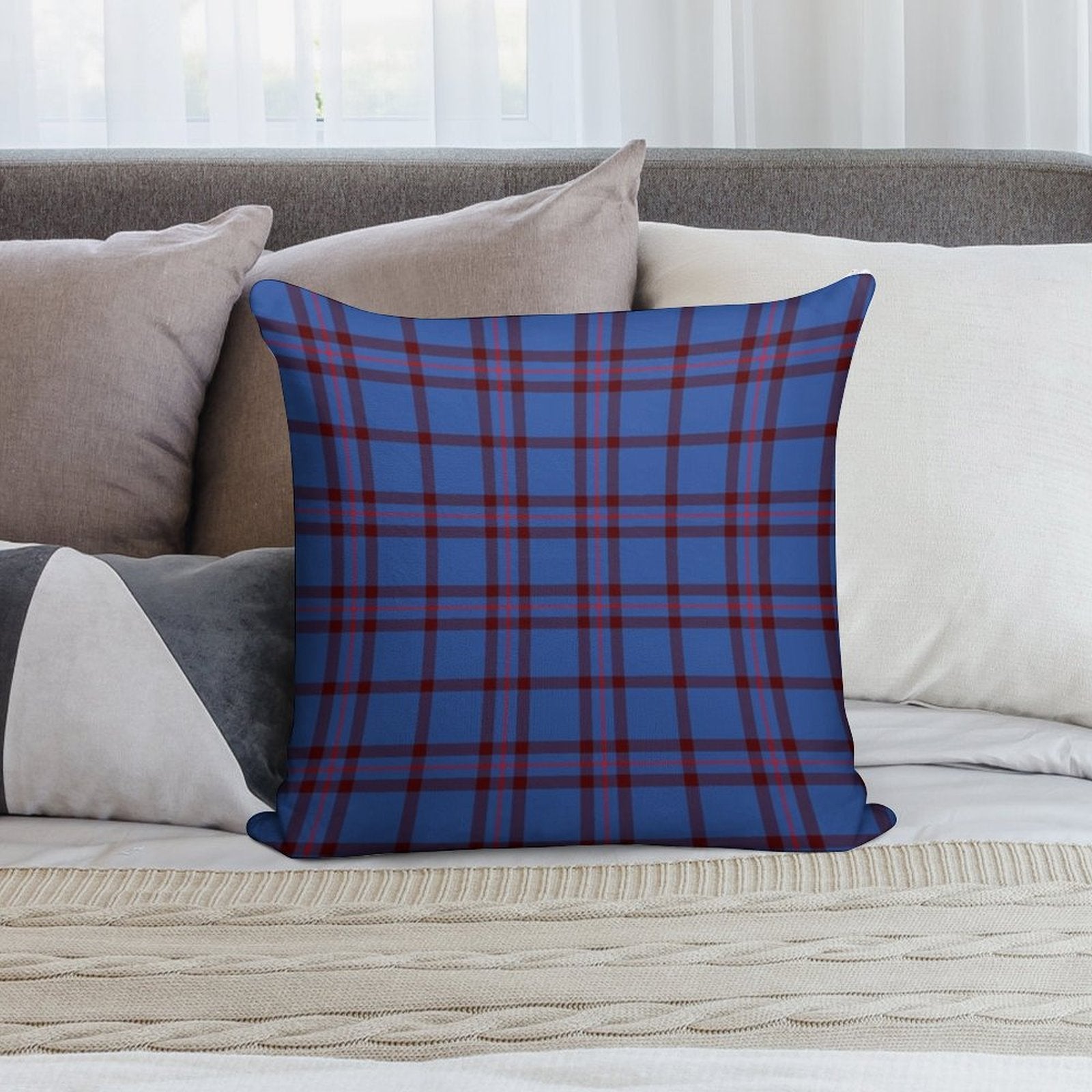 Clan Elliott Tartan Soft Gift Ready Throw Pillow