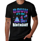 Bruh Its My Birthday Llama Pinata Kids Boys Girls  Versatile T-Shirt