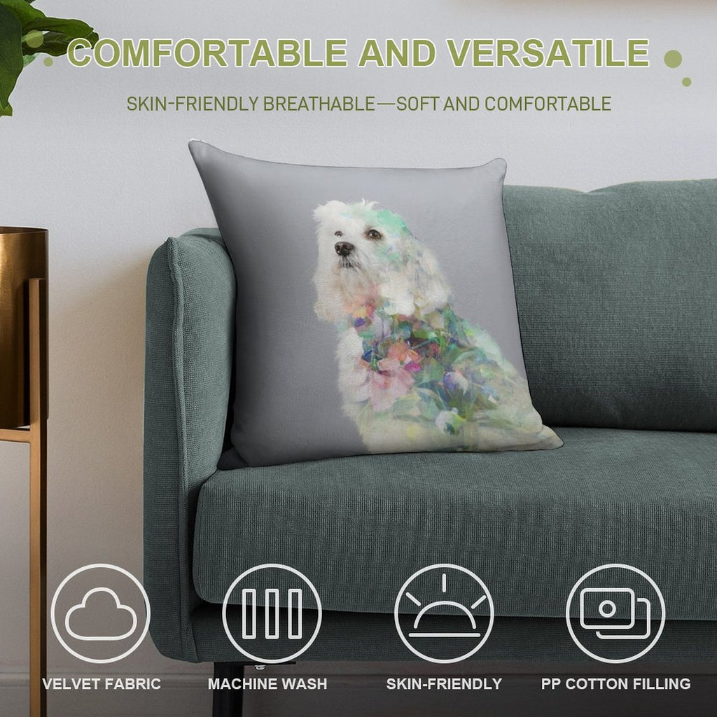 Gentle Dogs Danny Soft Gift Ready Throw Pillow