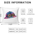 Isha Hat Soft Ultra-Soft Texture Throw Pillow