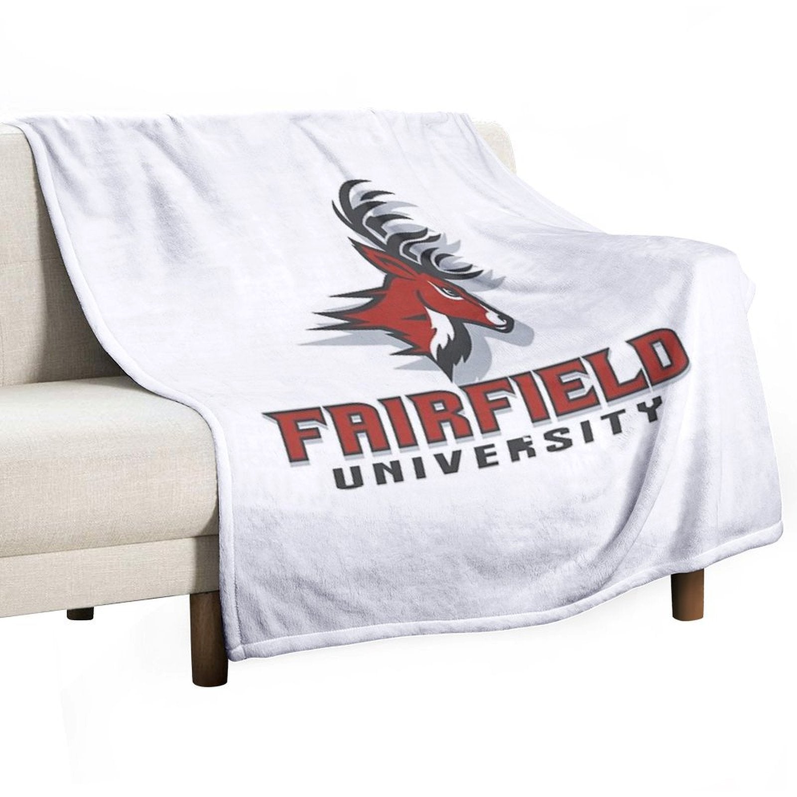 Fairfield Stags Velvety-soft Throw Blanket