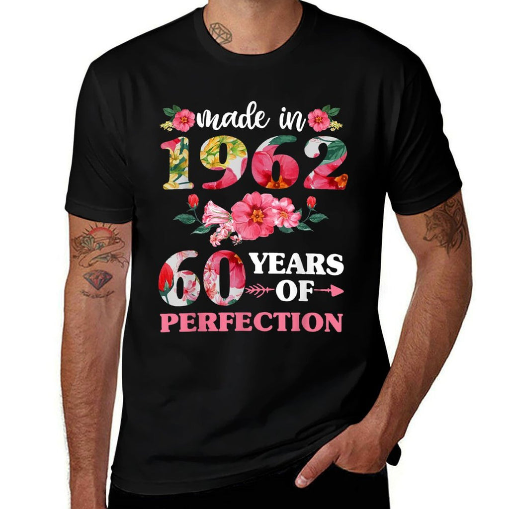 60th Birthday For Women, Made in 1962 60 Of Perfection  Eco-friendly Material T-Shirt
