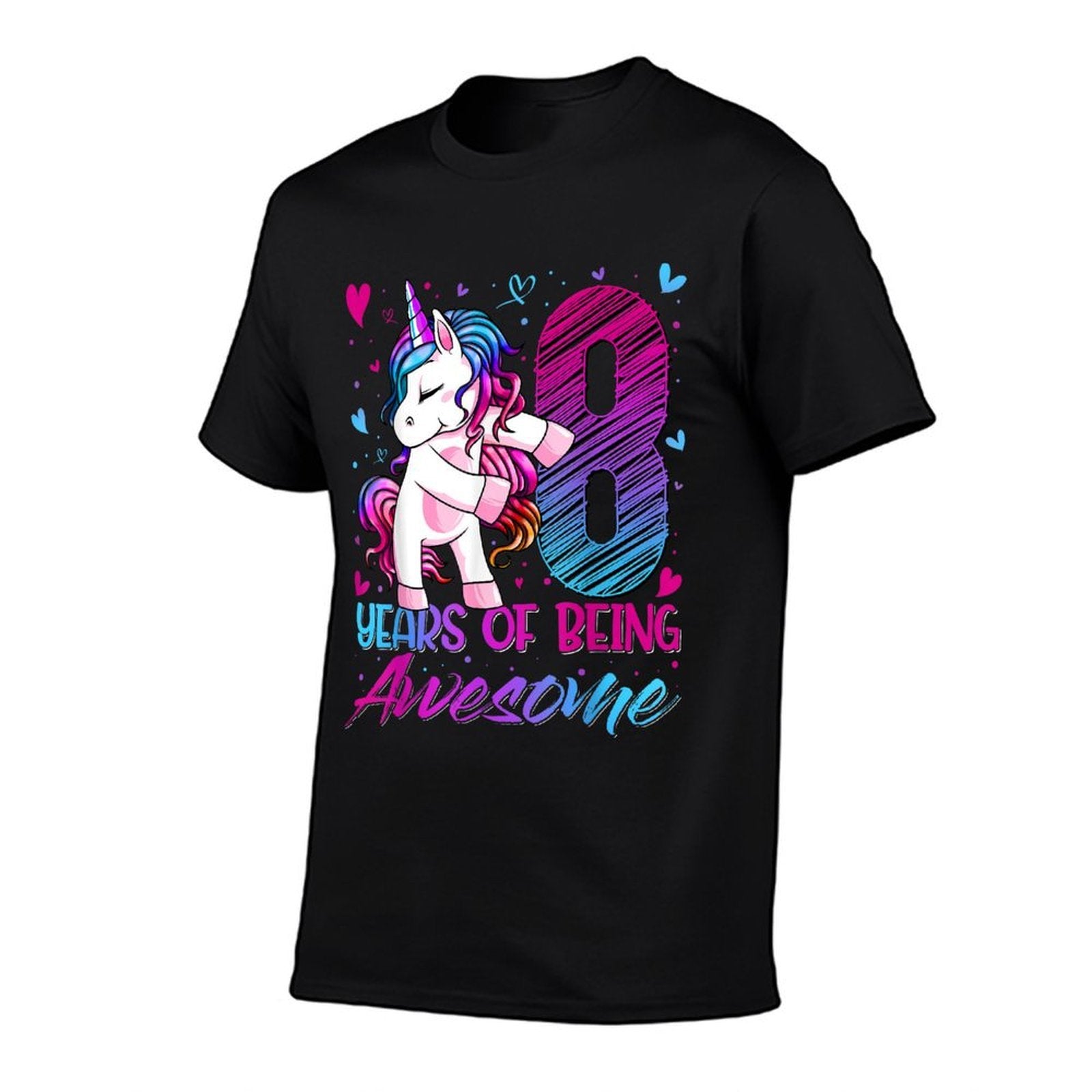 8 Year Old Gifts Unicorn Flossing 8th Birthday Girl Party  Affordable Price T-Shirt