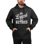 Retirement Art For Men Women Retired Dad Gag Idea Retirement Casual Wear Hoodie