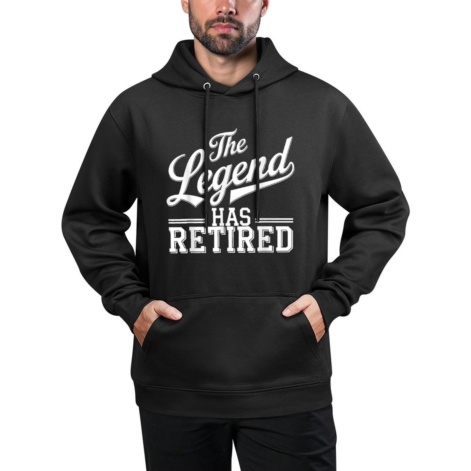 Retirement Art For Men Women Retired Dad Gag Idea Retirement Casual Wear Hoodie
