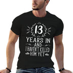 13th Wedding Anniversarys For Her - 13 Years Marriage  Stretchy T-Shirt