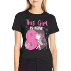 8th Birthday Party Ballet Girl Eight Year Old Ballet Dancer  Moisture-wicking T-Shirt