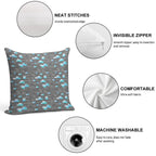 Minecraft Diamond Block Funny Meme Pixel Art Soft Bedroom Essential Throw Pillow