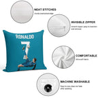 Ronaldo Overhead Kick Soft Bedroom Essential Throw Pillow
