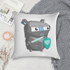 The Go Gopher Dark Knight Soft Bedroom Essential Throw Pillow