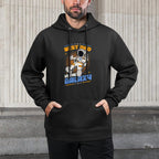 Best Dad In The Galaxy Space Astronaut Dad Colorfast Hoodie