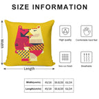 Two Bears Soft Washable Throw Pillow