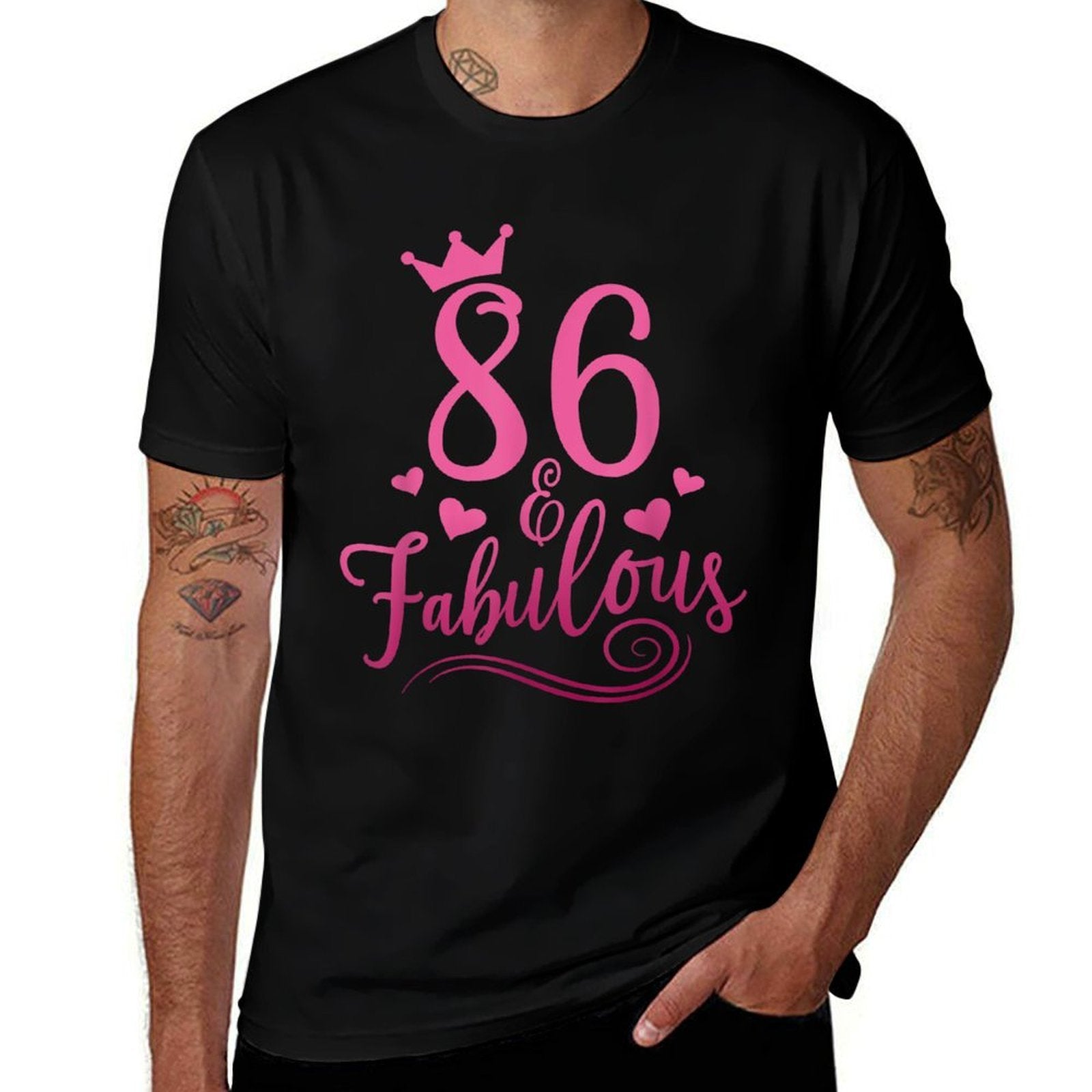 86 & Fabulous 86 Year Old 86th Birthday It's My 86th Bday  Eco-friendly Material T-Shirt