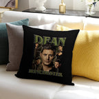 The Winchester Dean Vintage Soft Hidden Zipper Throw Pillow