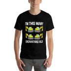 Kids I'm This Many Excavators Old T 4 Yr Birthday Gift  Trendy Pattern T-Shirt