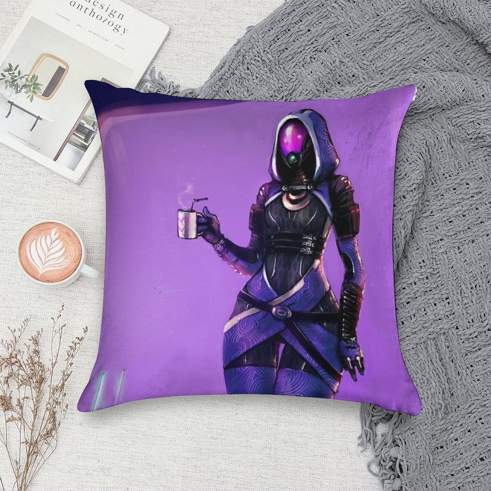 Good Morning, Commander Soft Multiple Sizes Throw Pillow