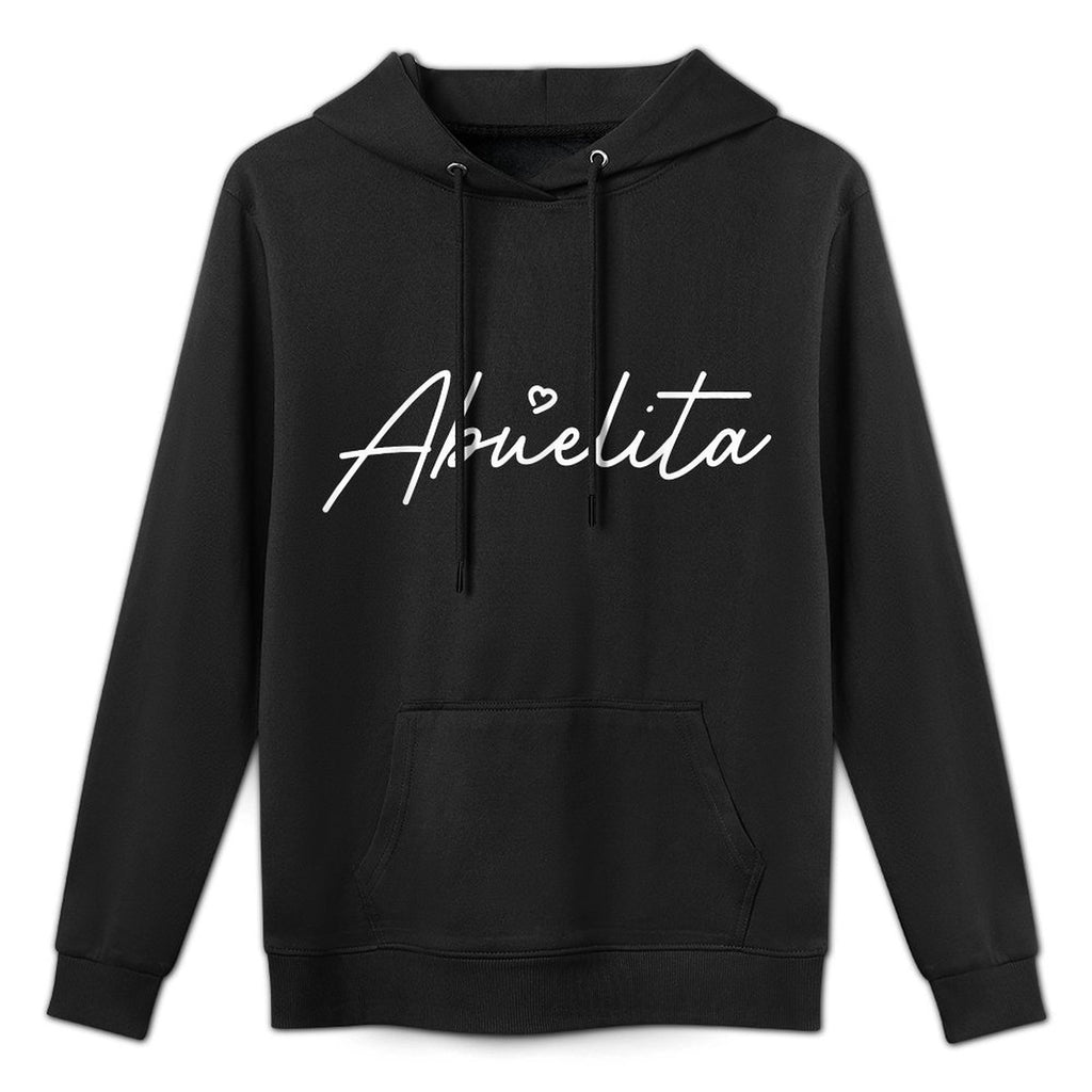 Womens Abuelita Cute Mothers Day Gift In Spanish Grandma Adjustable Hood Hoodie