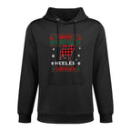 Heeler Dog Lover Christmas Pajama Xmas Ugly Christmas Adjustable Hood Hoodie