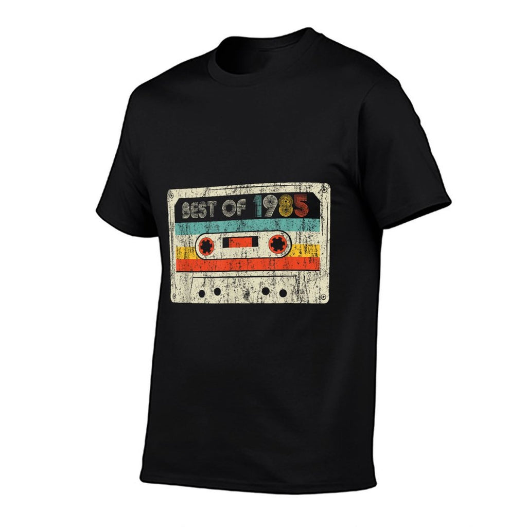 Best Of 1985 Vintage 1985 Cassette Tape Men Women Birthday  Quick-drying T-Shirt