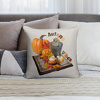 Autumn Vibes by H LaBs Creations © Soft Shrink-Resistant Throw Pillow