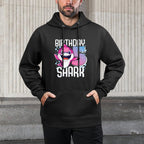 Birthday Shark 5th Birthday Girl Shark 5 Years Shark Unisex Design Hoodie