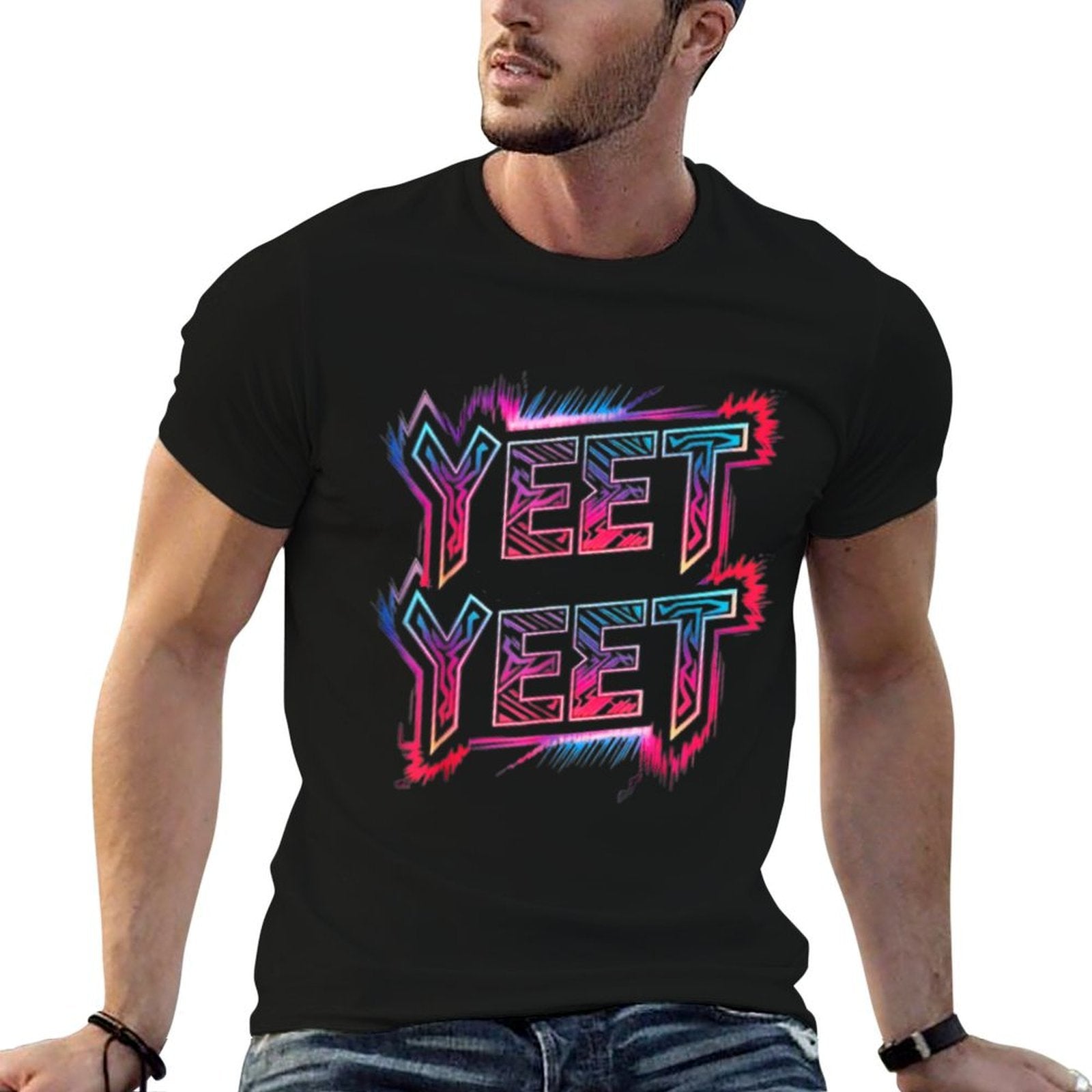 Vintage Yeet Apparel Funny Saying Men Women Kids  Soft T-Shirt