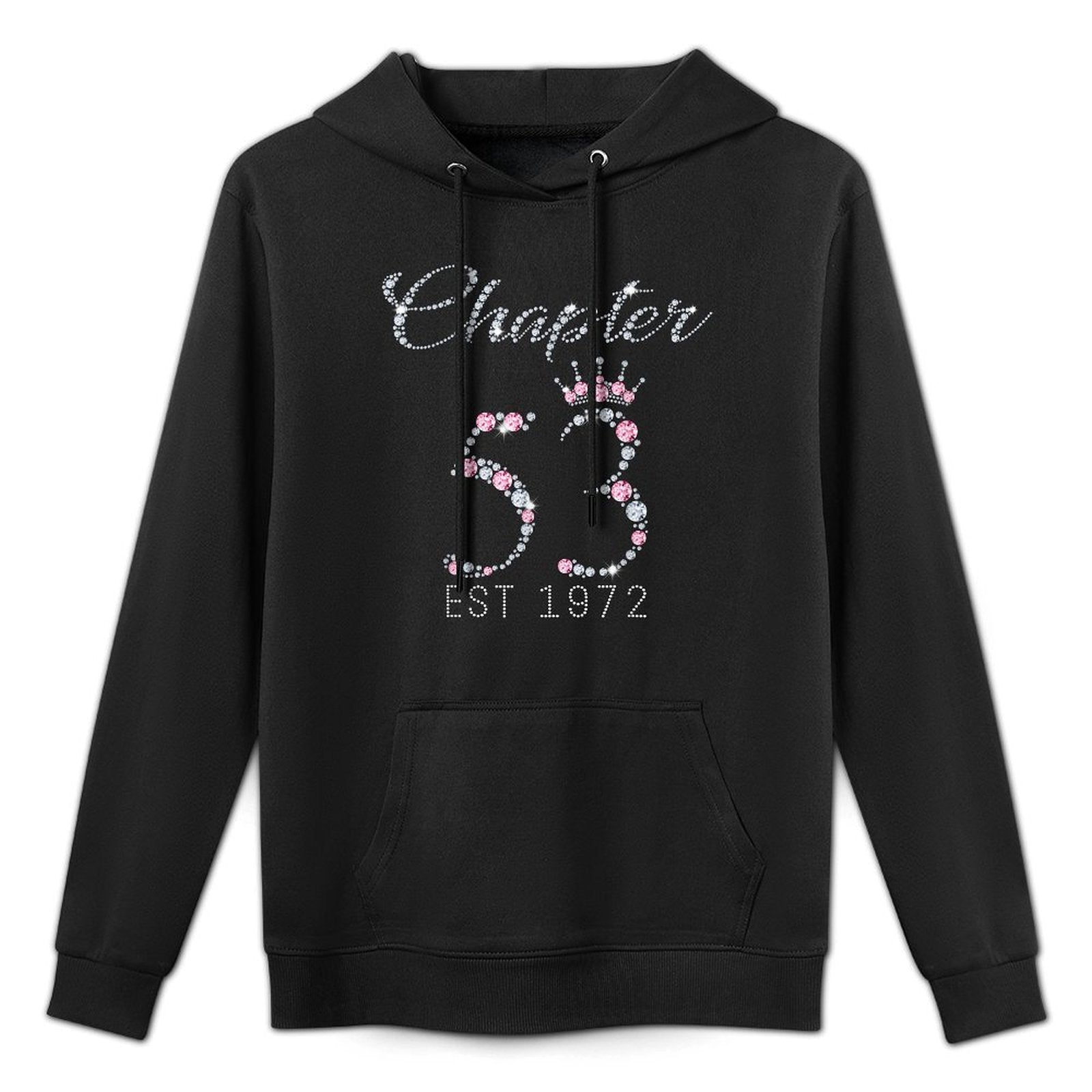 Chapter 53 EST 1972 53rd Birthday Gift For Womens Versatile Streetwear Hoodie