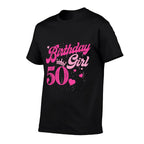 50th Birthday Girl Crown 50 Years Old Bday  Lightweight T-Shirt