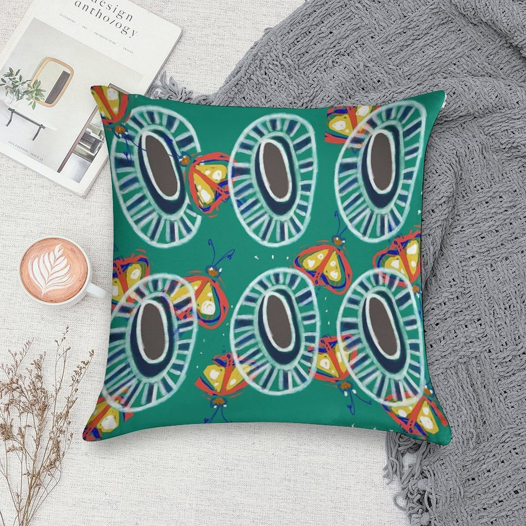 Burrudjarra Native Butterfly . Soft Multiple Sizes Throw Pillow