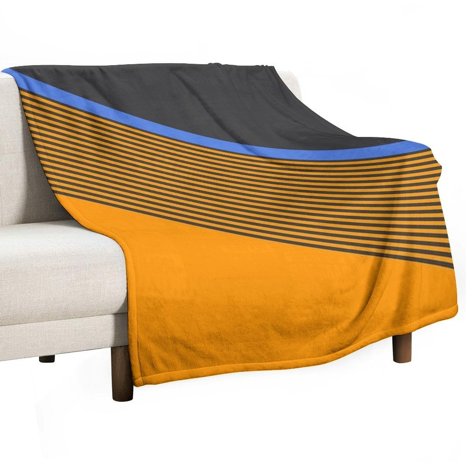 Papaya Livery 2022 Machine-washable Throw Blanket