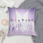 BTS THe Best All Members Soft Skin-Friendly Throw Pillow