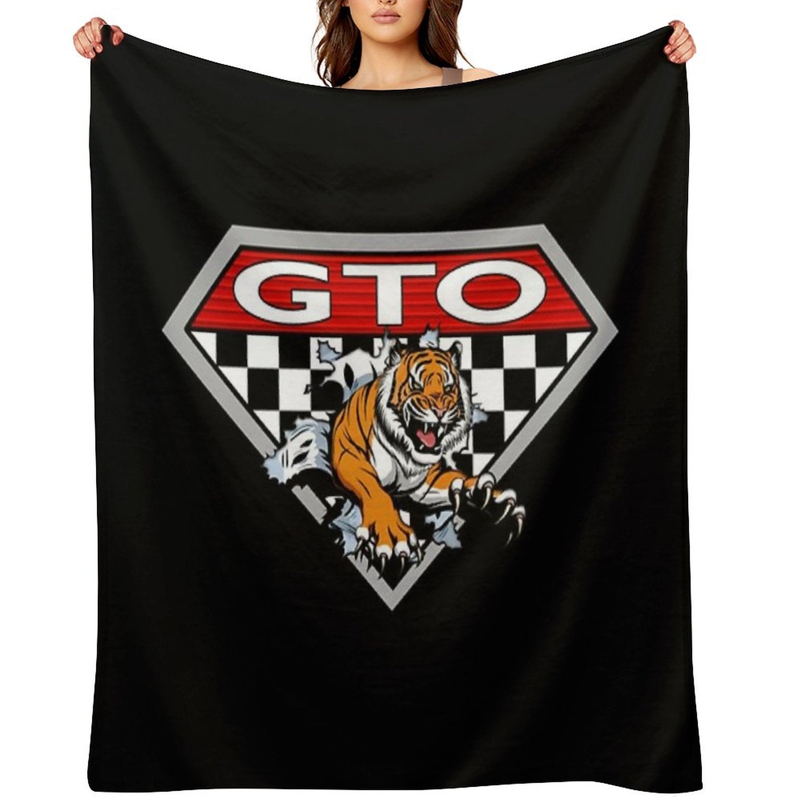 Pontiac GTO Tiger Shirt Gift-ready Throw Blanket