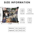 Milo Manheim Collage Soft Easy Maintenance Throw Pillow