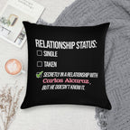 Relationship with Carlos Alcaraz Soft Ultra-Soft Texture Throw Pillow