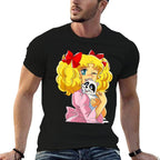 Candy Candy And Raccoon Retro Japanese Vintage 80s Anime  Lightweight T-Shirt