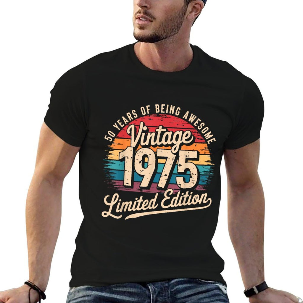 50 Year Birthday Decorations Men Gag 50yr 1975 50th Birthday  Classic T-Shirt