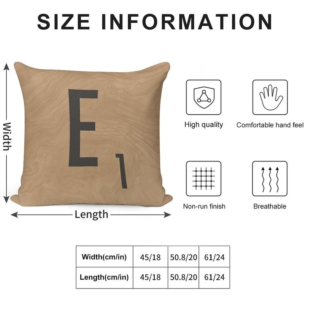 Scrabble Soft Anti-Pilling Throw Pillow
