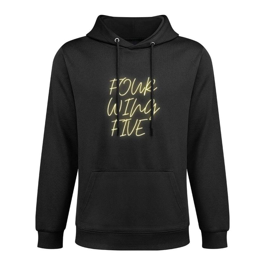 Enneagram 4w5 Type 4 Wing 5 Individualist Sparkle Script Easy Care Hoodie
