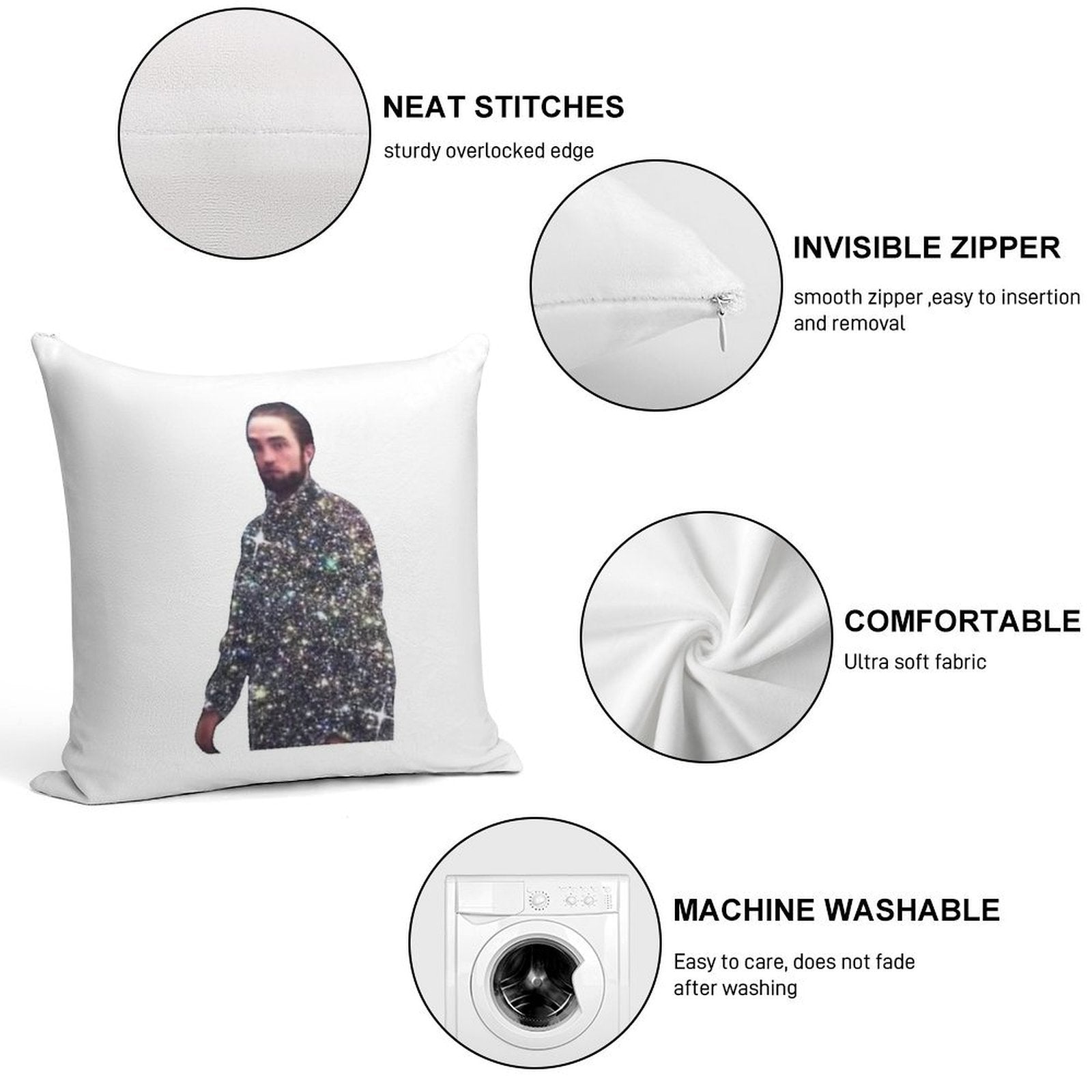 This Is The Skin of A Killer Bella Soft Reinforced Edging Throw Pillow