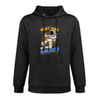 Best Dad In The Galaxy Space Astronaut Dad Colorfast Hoodie