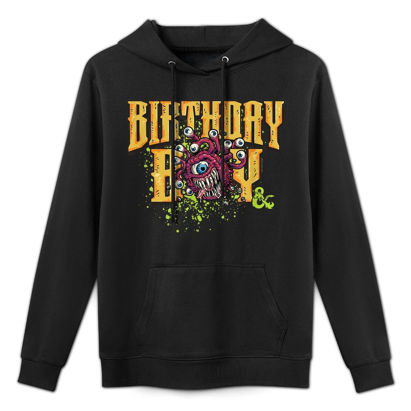 Dungeons  Dragons Birthday Boy Beholder Lawful Evil Icon Colorfast Hoodie
