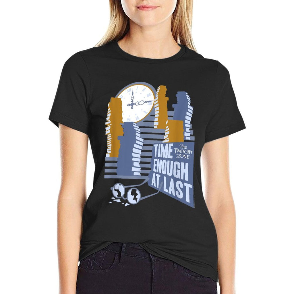 The Twilight Zone Time Enough At Last  Fade-proof Color T-Shirt