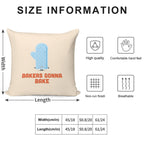 Character Building - Bakers Gonna Bake Soft Warmth Comfort Throw Pillow