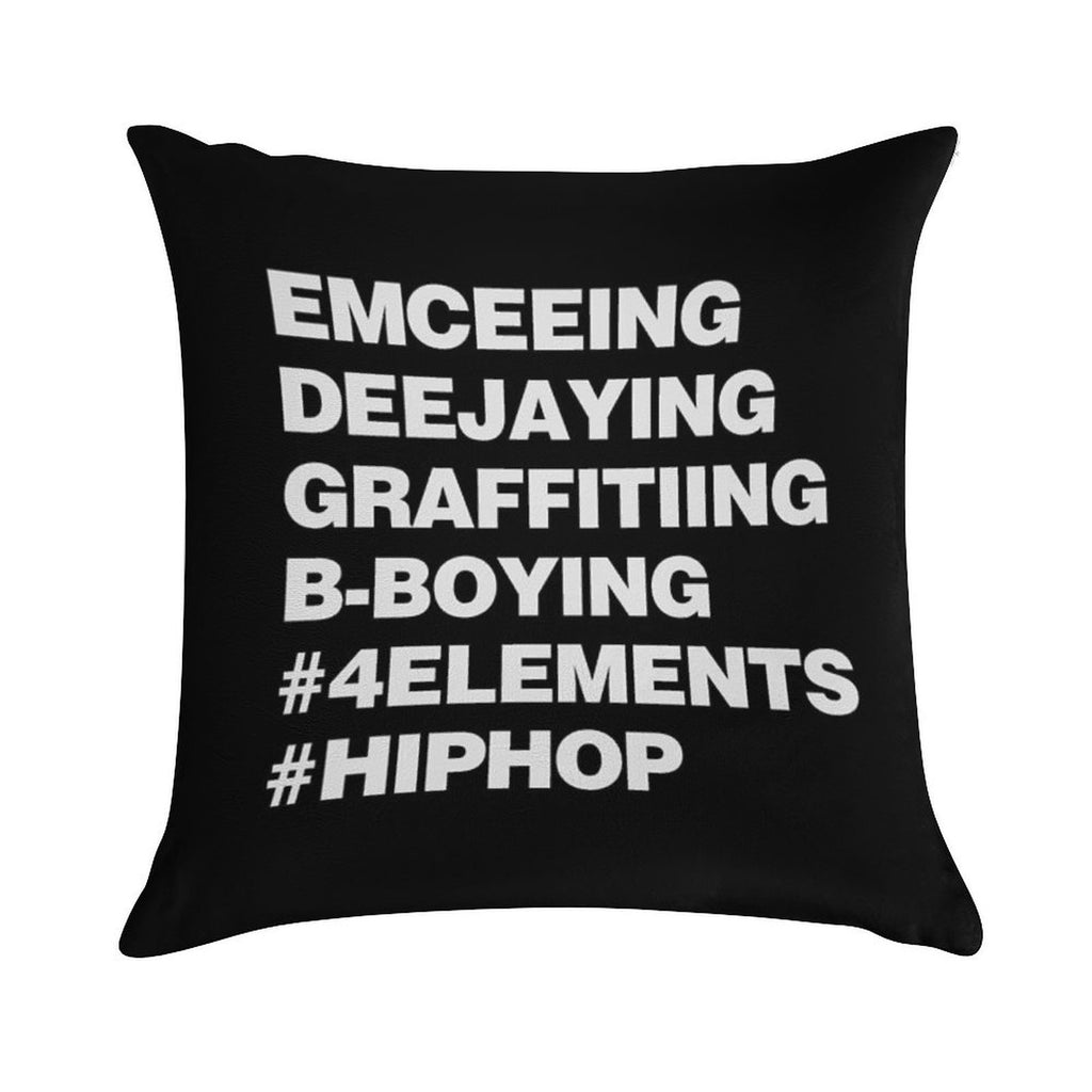 The Four Elements of Hip Hop Soft Gift Ready Throw Pillow