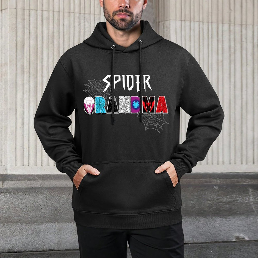 Women Spider Grandma Matching Family Birthday Party All-Day Comfort Hoodie