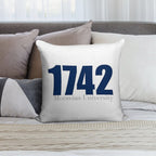 Moravian University 5 Soft Fade-Resistant Throw Pillow