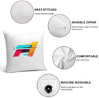 Formula 1 Modern Redesigned Logo Soft Multiple Sizes Throw Pillow