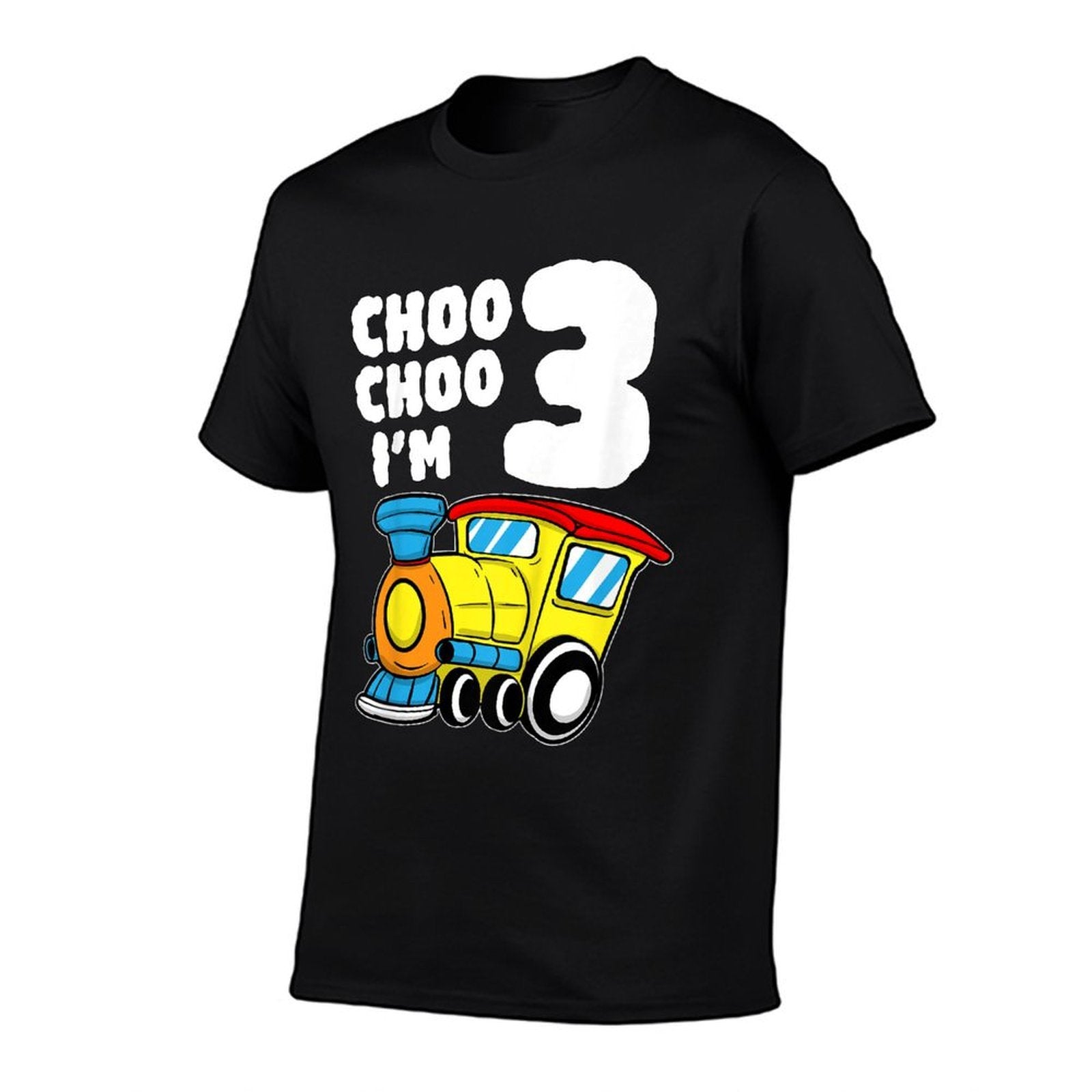 Kids Train 3rd Birthday Boy Train 3 Year Old Three  Moisture-wicking T-Shirt